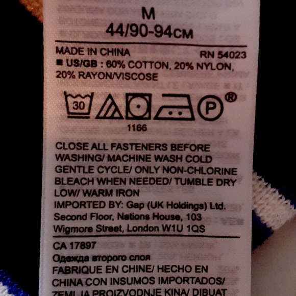 Banana Republic Striped Short Sleeve Sweater Keyhole Back Navy Blue Size M - Picture 8 of 9